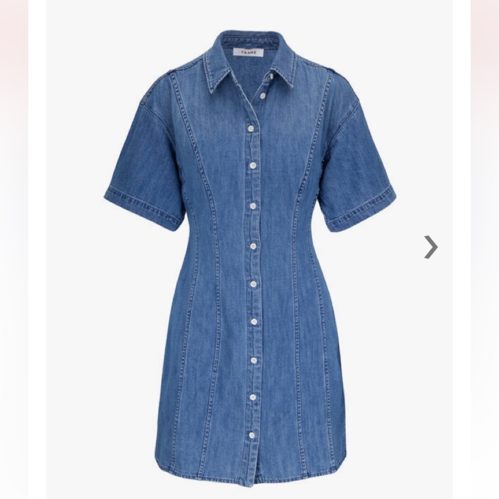 FRAME seam detail dress